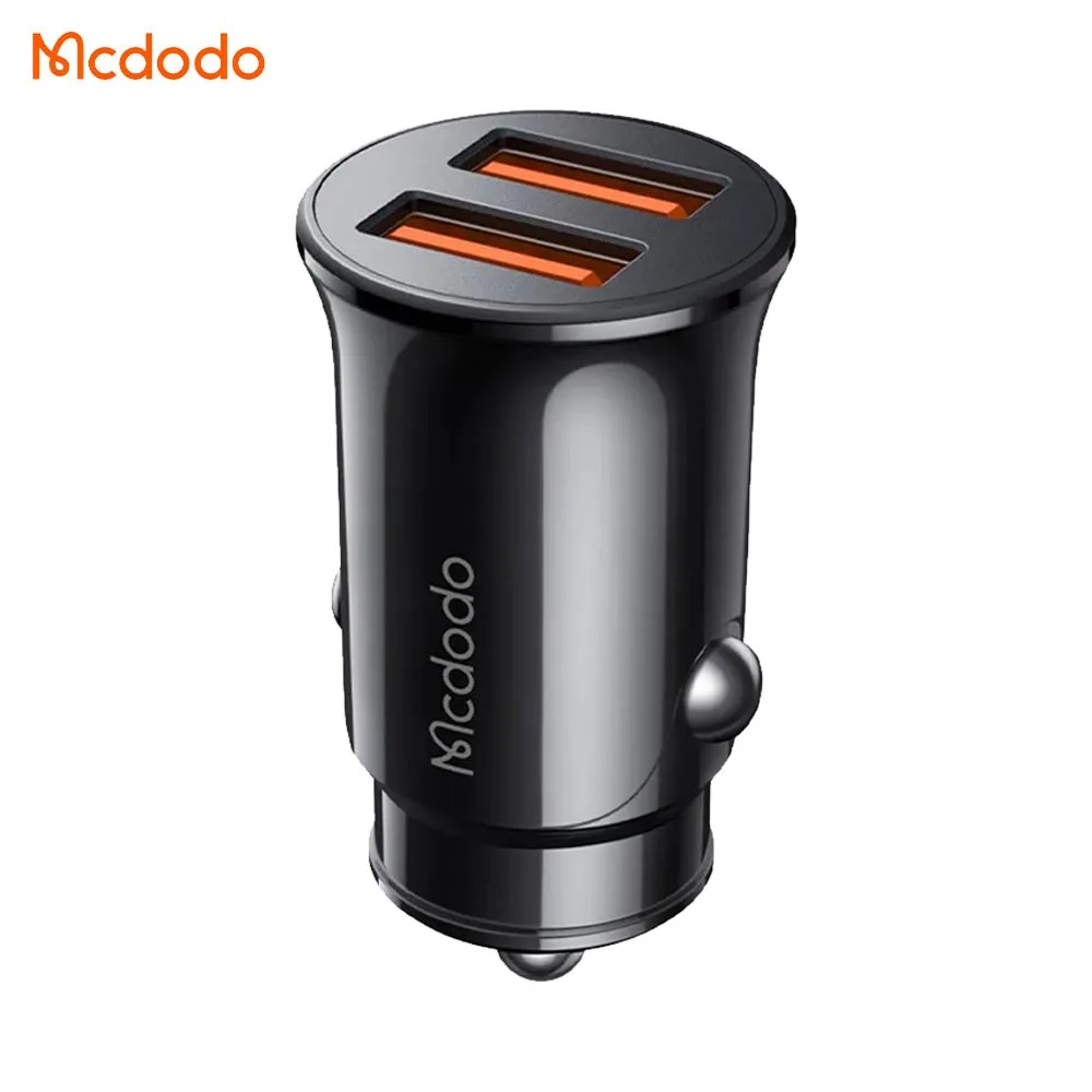 Chargeur Allume-Cigare Mcdodo 2x USB 12W Noir