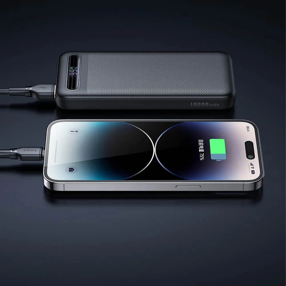 Batterie Externe Power Bank Mcdodo 22.5W 10000mAh (avec Écran Digital) Noir — vue 2