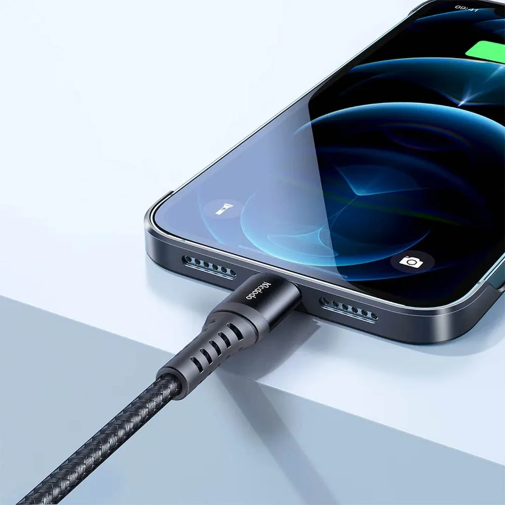 Câble Data USB vers Lightning Mcdodo 1m Noir — vue 2