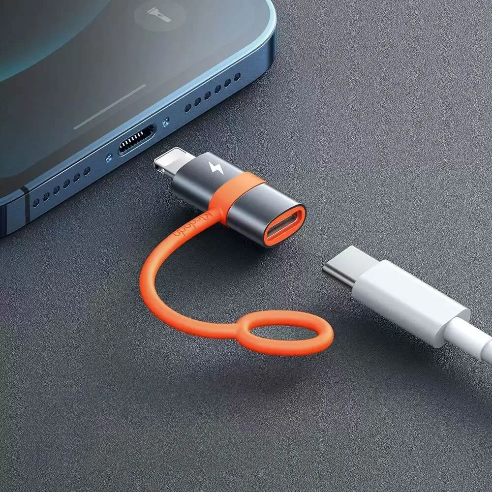 Adaptateur OTG USB-C Femelle vers Lightning Mâle Mcdodo Noir — vue 3