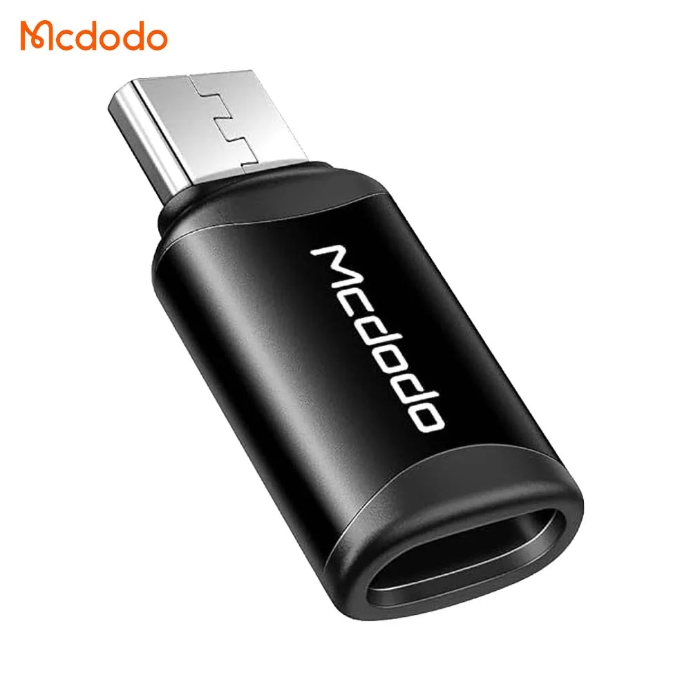 Adaptateur OTG Mcdodo Type-C Femelle vers MicroUSB Noir — vue 2