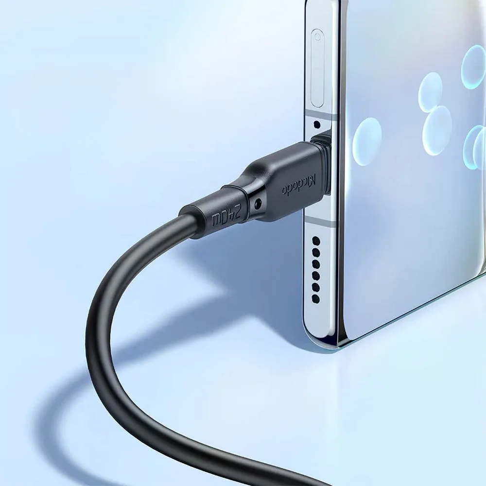 Câble Data USB-C vers USB-C Mcdodo 240W 1.2m Noir
