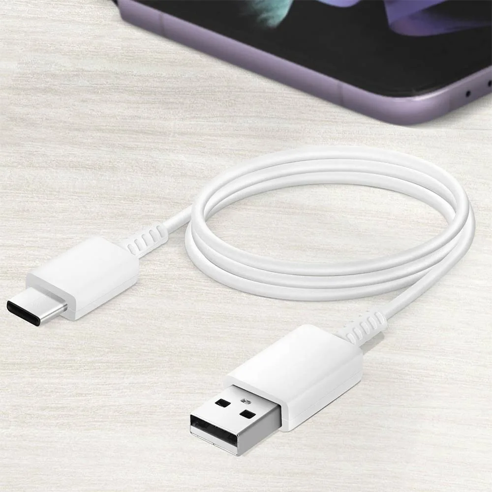 Câble Data USB vers USB-C Samsung 25W 3A (1.5m) Bulk Blanc — vue 2