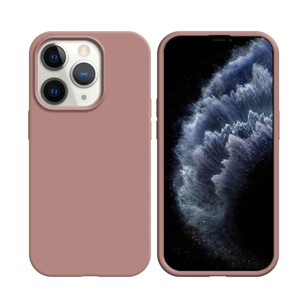 Coque Silicone Compatible pour Apple iPhone 11 Pro Rose