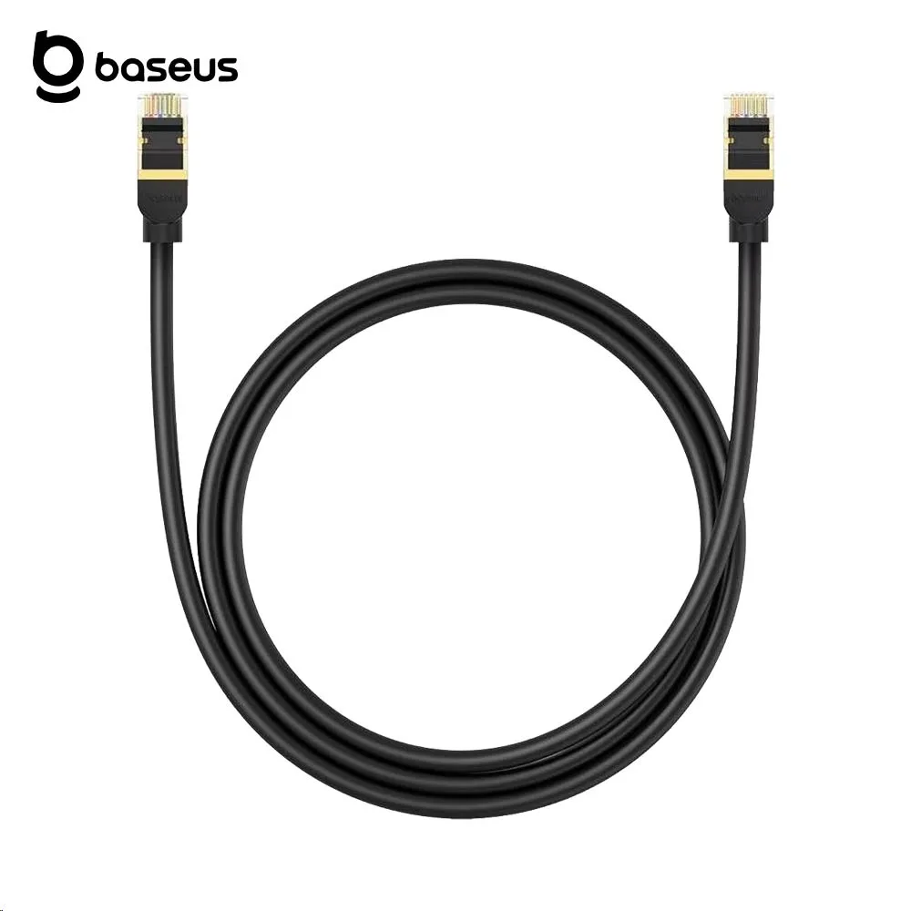 Câble Ethernet RJ45 Baseus Cat 8 40Gbps 1m Noir