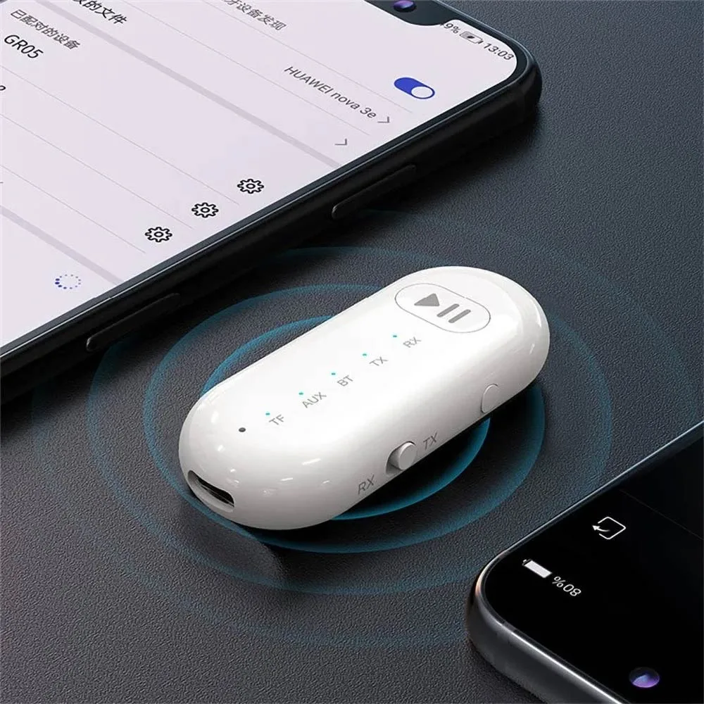 Émetteur / Récepteur Bluetooth GR05 Blanc — vue 2