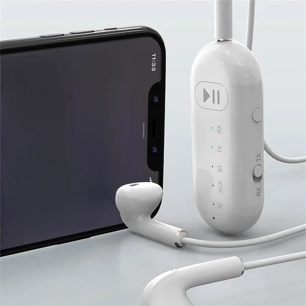 Émetteur / Récepteur Bluetooth GR05 Blanc — vue 3