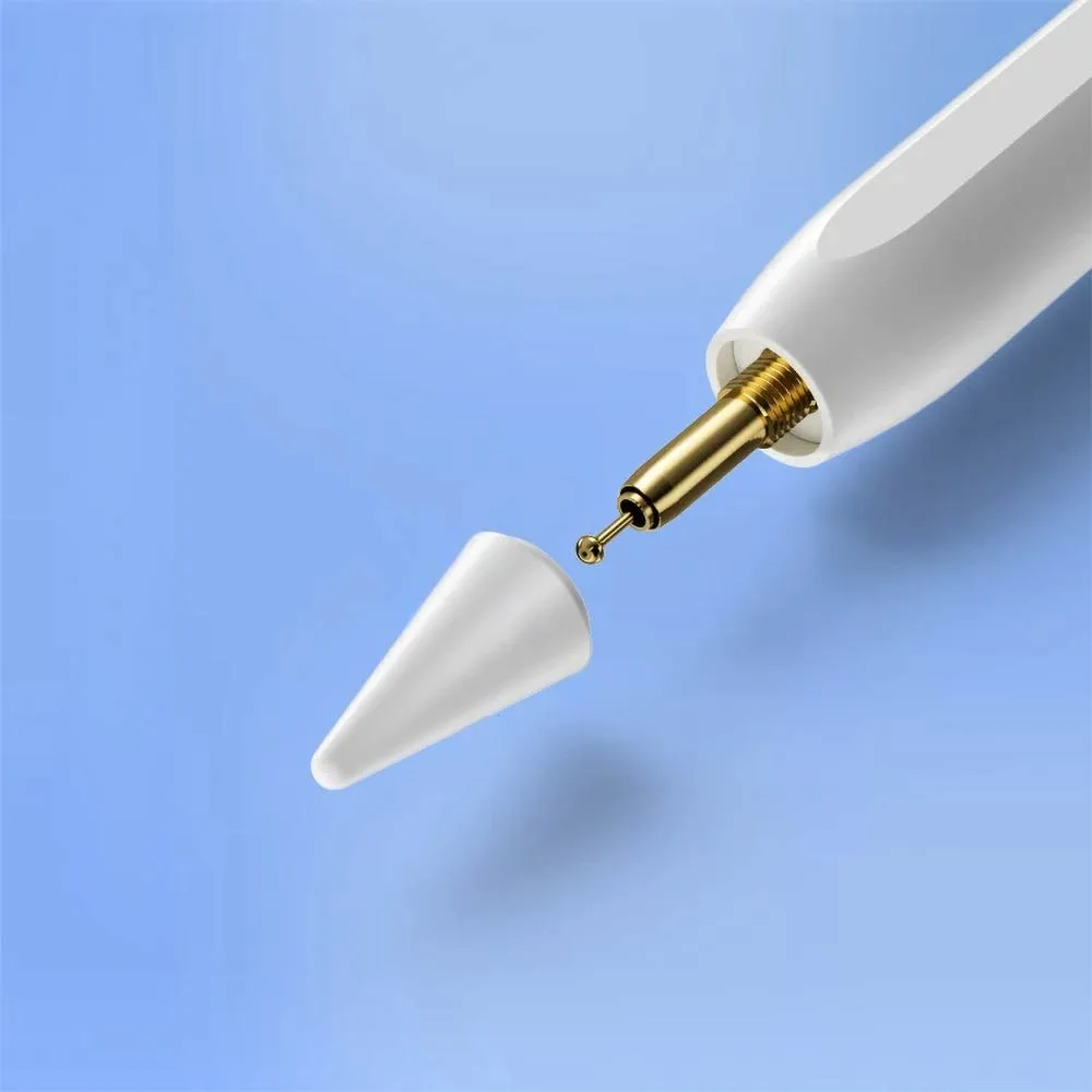 Stylet JOYROOM Actif pour iPad (avec 2 Pointes de Remplacement) Blanc