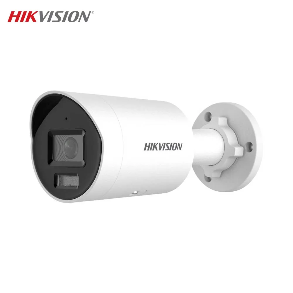 Caméra de Surveillance avec IA Hikvision -I (4mm) Mini Bullet 2MP IR & AcuSense Blanc