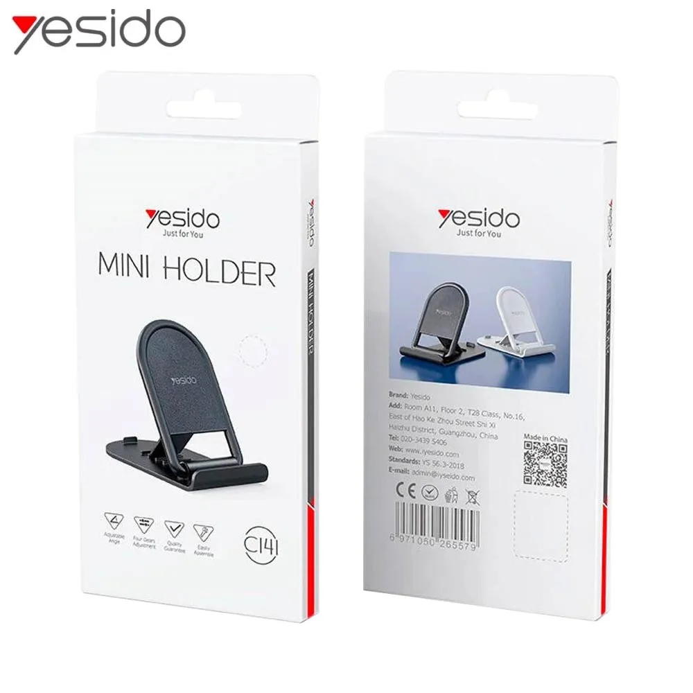 Support pour Smartphone Yesido C141 Mini (Max 7.9") — vue 3