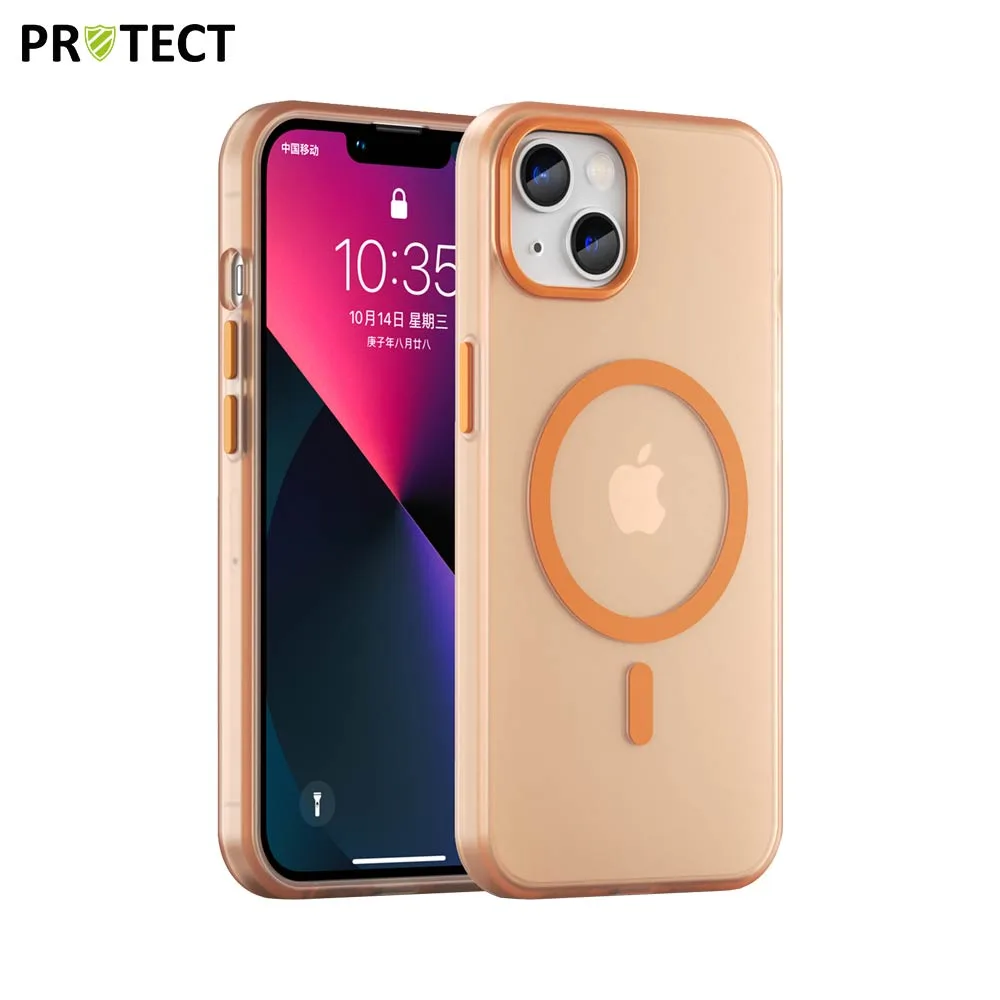 Coque de Protection MagSafe PROTECT pour Apple iPhone 13 Orange — vue 2
