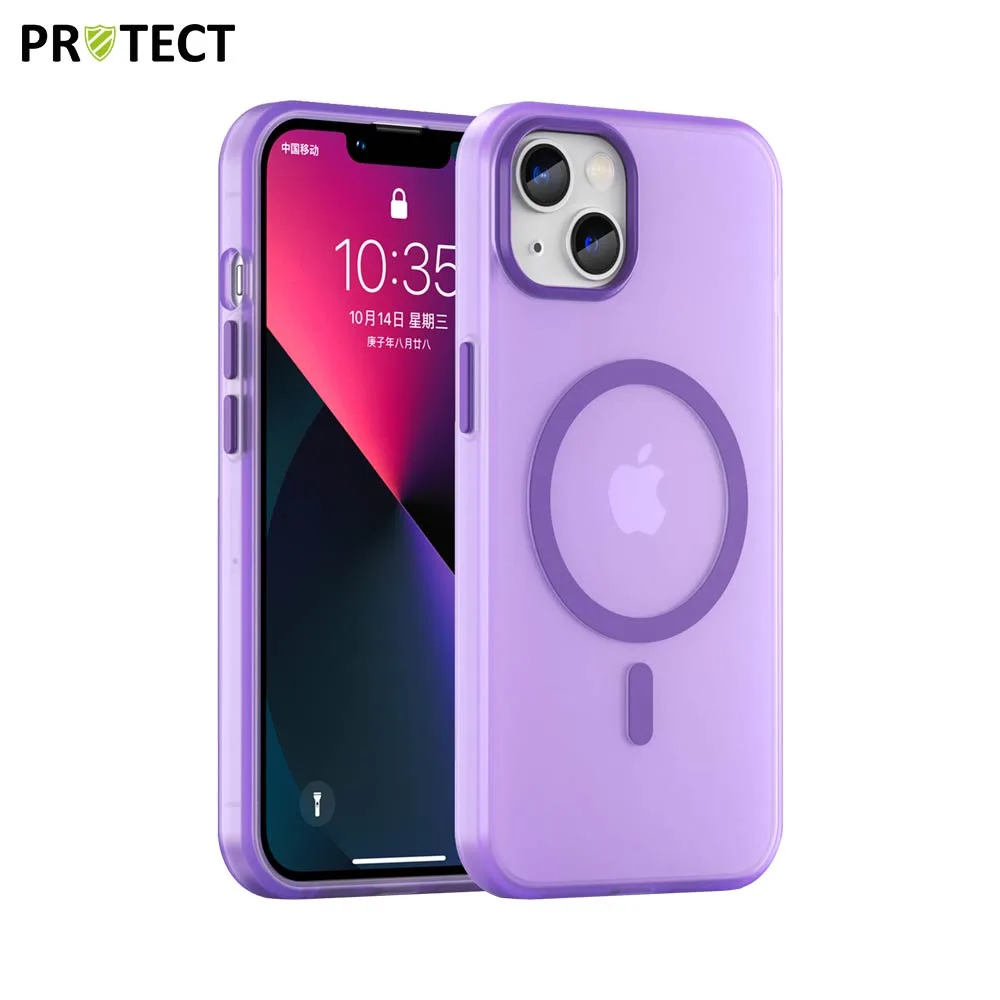 Coque de Protection MagSafe PROTECT pour Apple iPhone 13 Violet Foncé