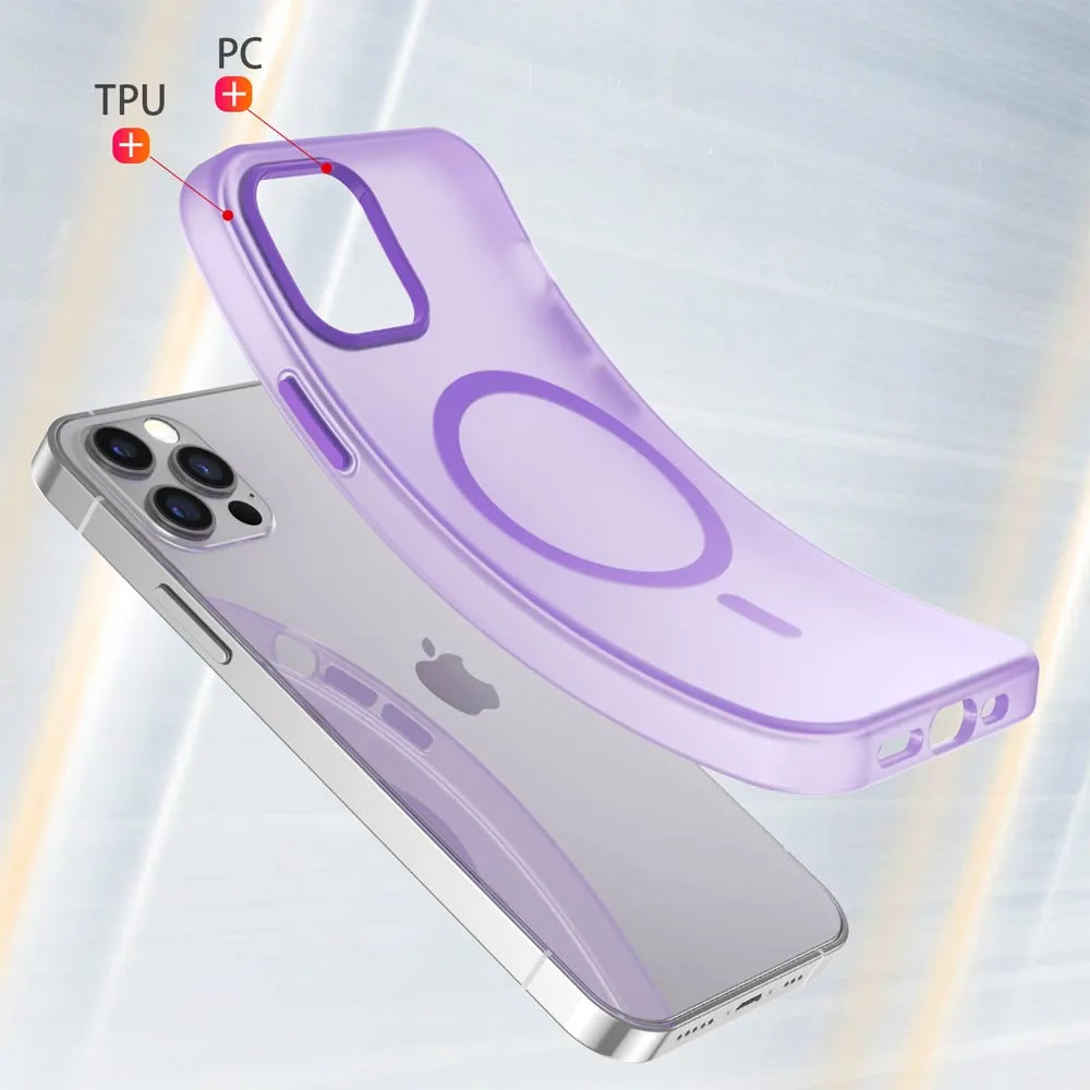 Coque de Protection MagSafe PROTECT pour Apple iPhone 12 Pro Max Violet Foncé — vue 2