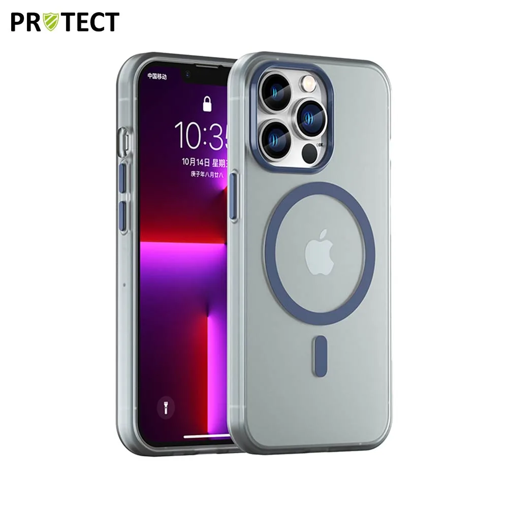 Coque de Protection MagSafe PROTECT pour Apple iPhone 13 Pro Bleu Marine