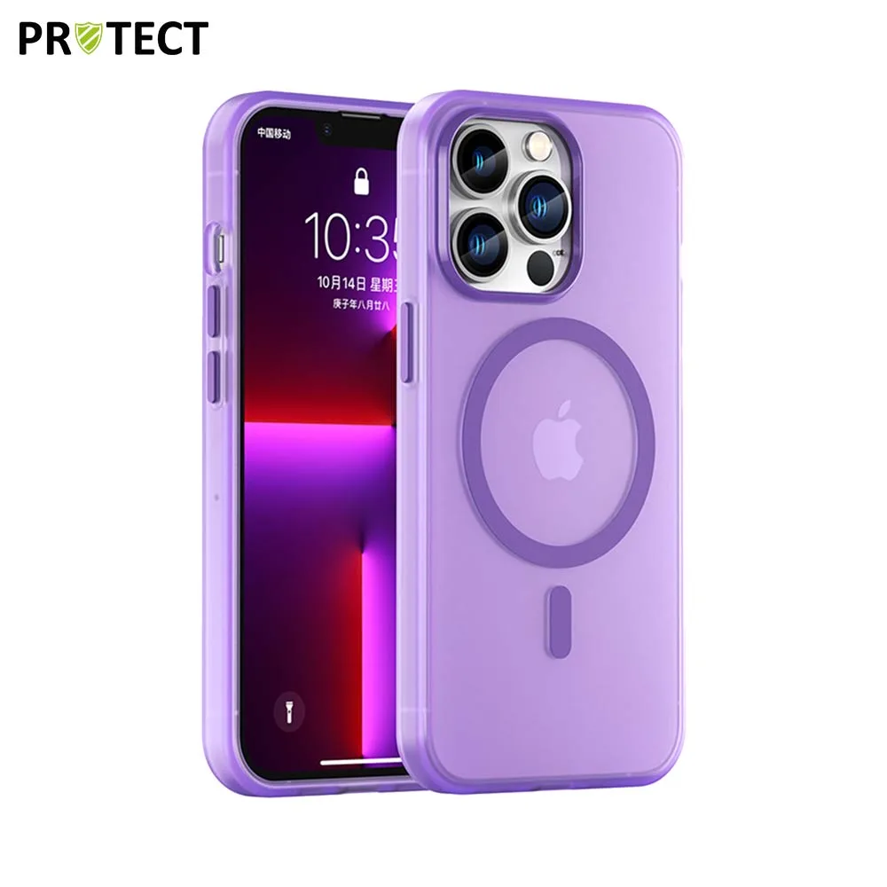 Coque de Protection MagSafe PROTECT pour Apple iPhone 13 Pro Violet Foncé