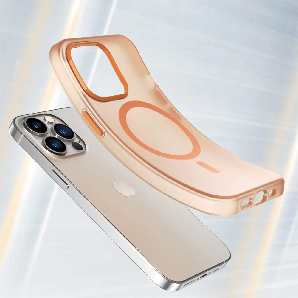 Coque de Protection MagSafe PROTECT pour Apple iPhone 13 Pro Orange — vue 2