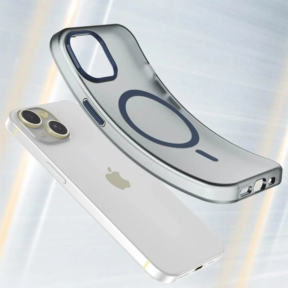 Coque de Protection MagSafe PROTECT pour Apple iPhone 14 Plus Bleu Marine — vue 2