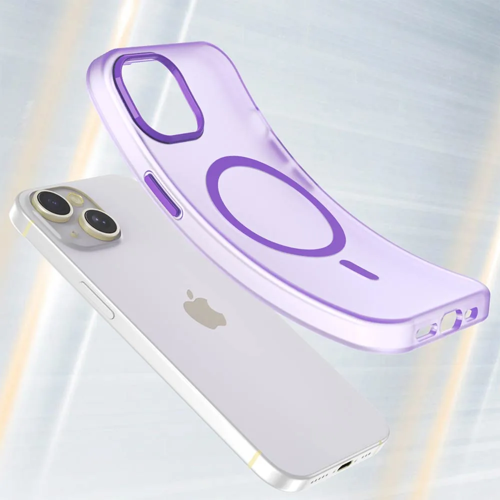 Coque de Protection MagSafe PROTECT pour Apple iPhone 14 Violet Foncé — vue 2
