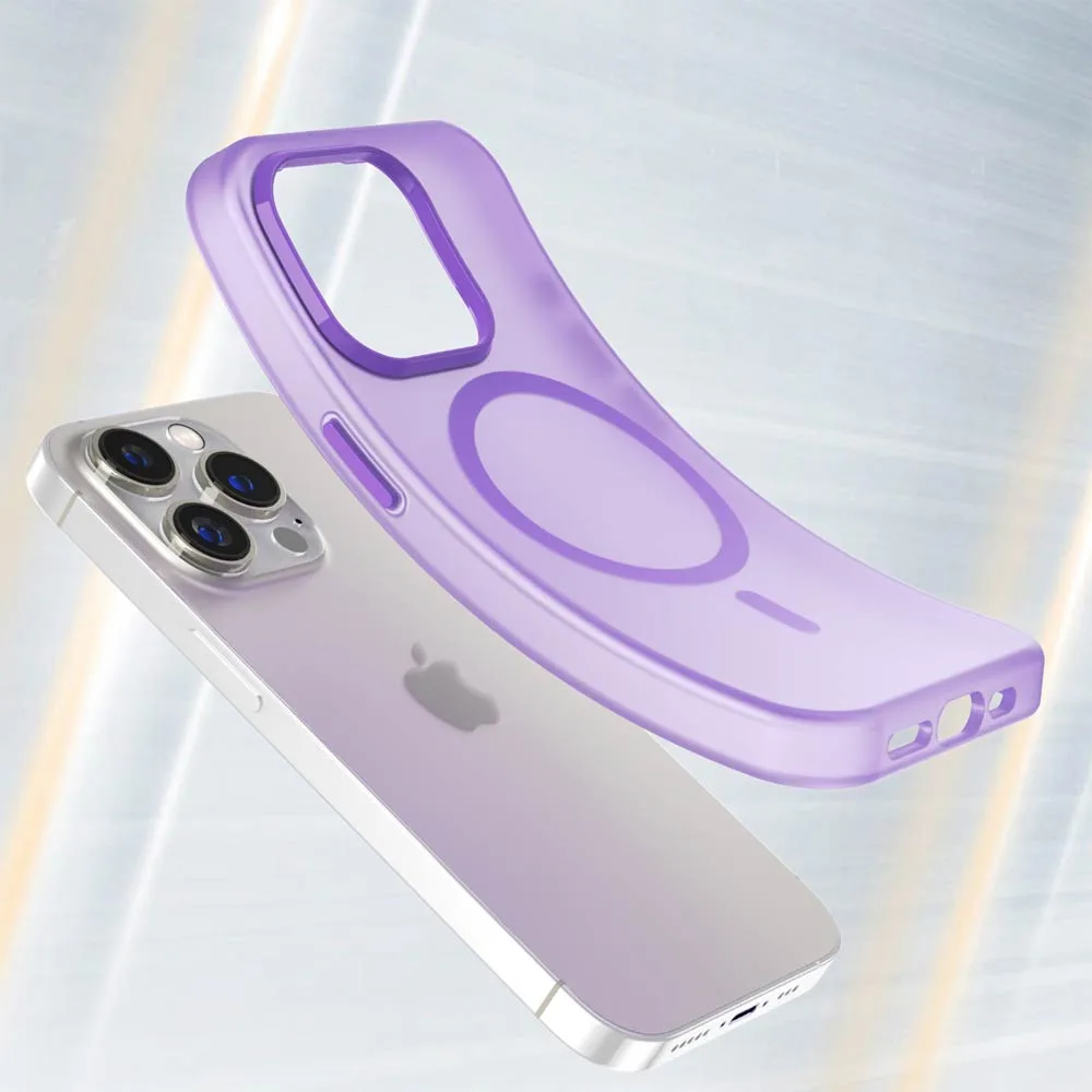 Coque de Protection MagSafe PROTECT pour Apple iPhone 14 Pro Max Violet Foncé — vue 2