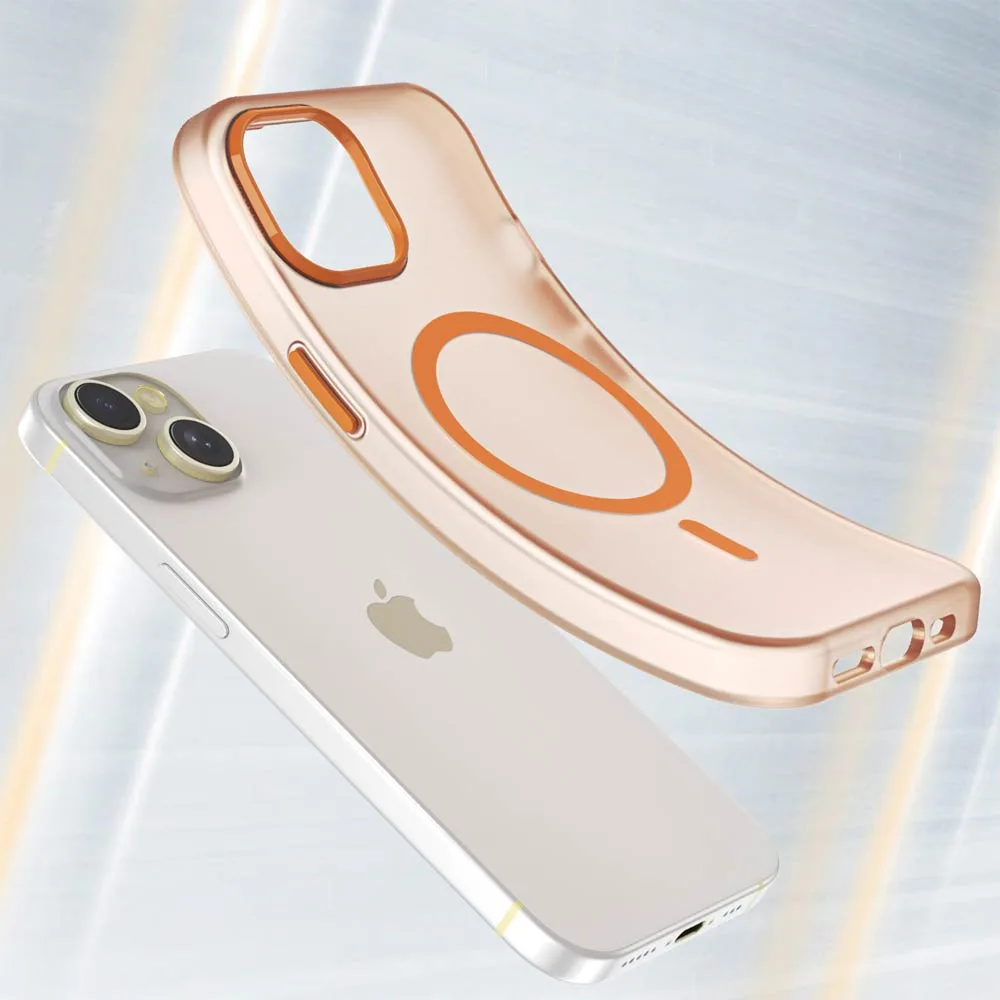 Coque de Protection MagSafe PROTECT pour Apple iPhone 14 Orange — vue 2