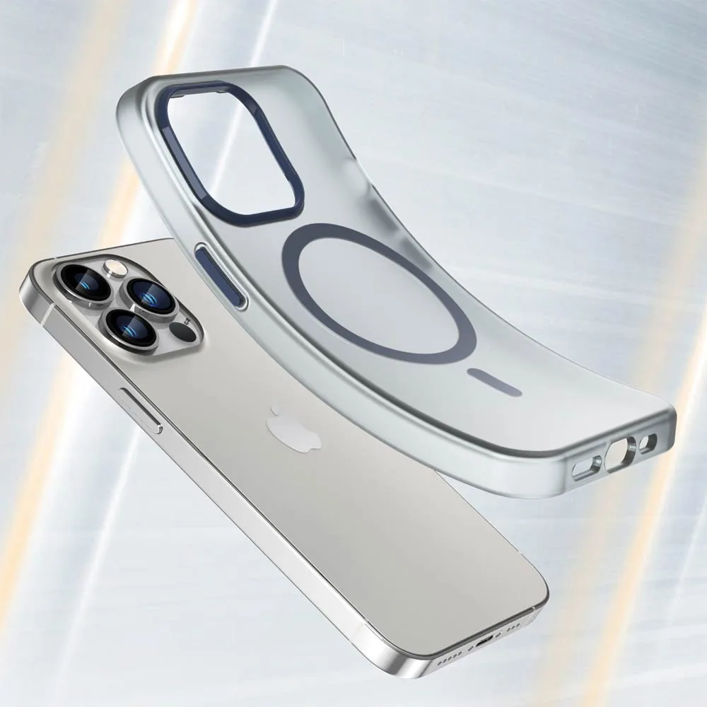 Coque de Protection MagSafe PROTECT pour Apple iPhone 13 Pro Max Bleu Marine — vue 2