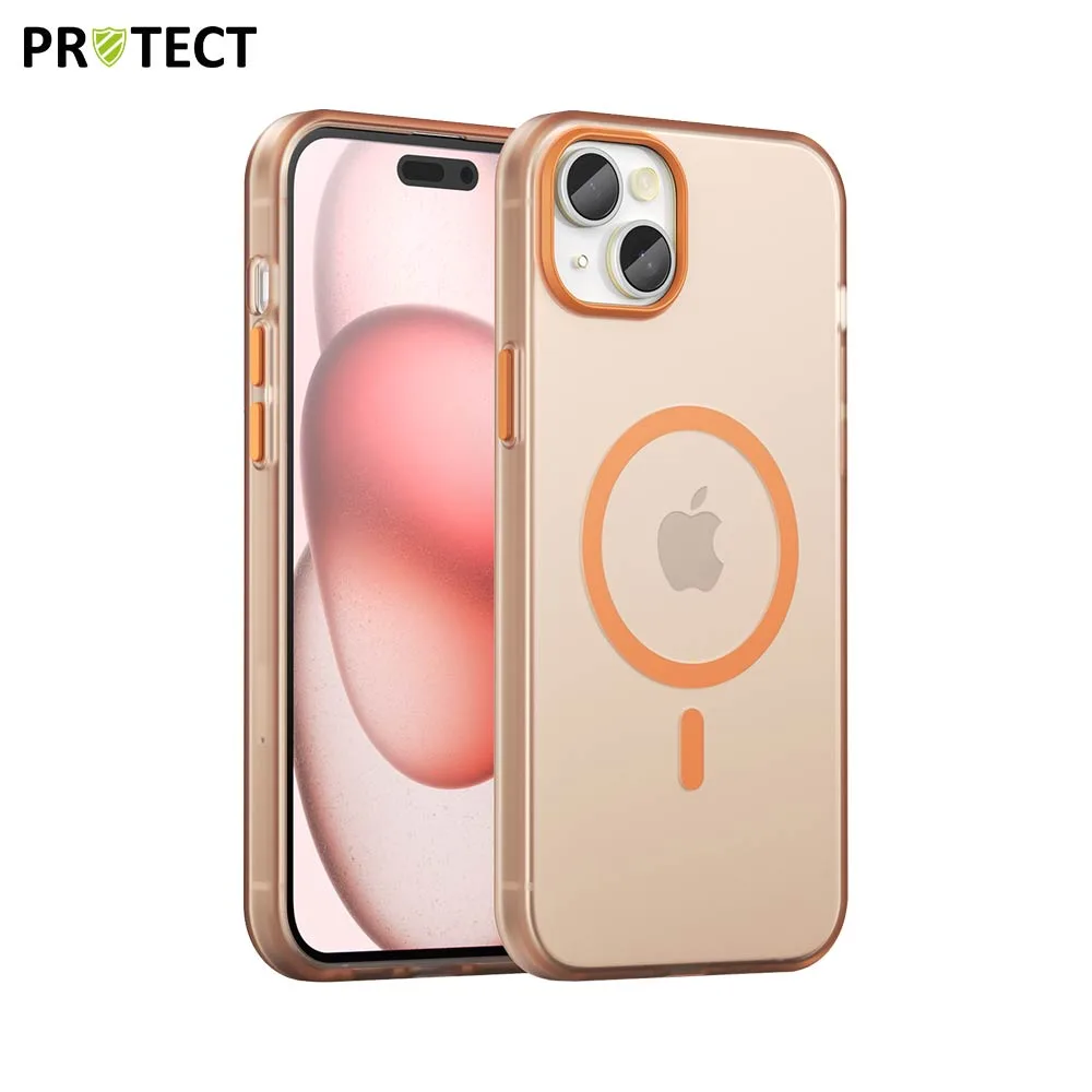 Coque de Protection MagSafe PROTECT pour Apple iPhone 15 Plus Orange