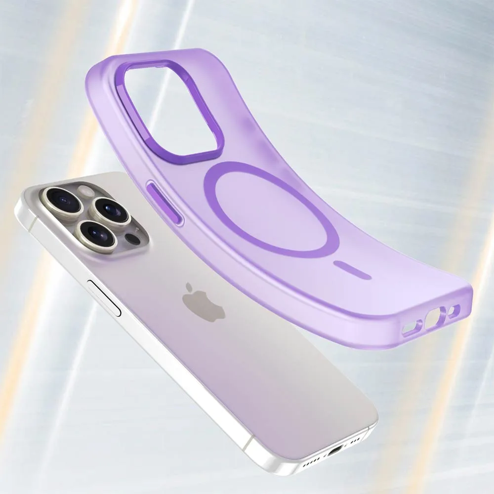 Coque de Protection MagSafe PROTECT pour Apple iPhone 15 Pro Max Violet Foncé — vue 2
