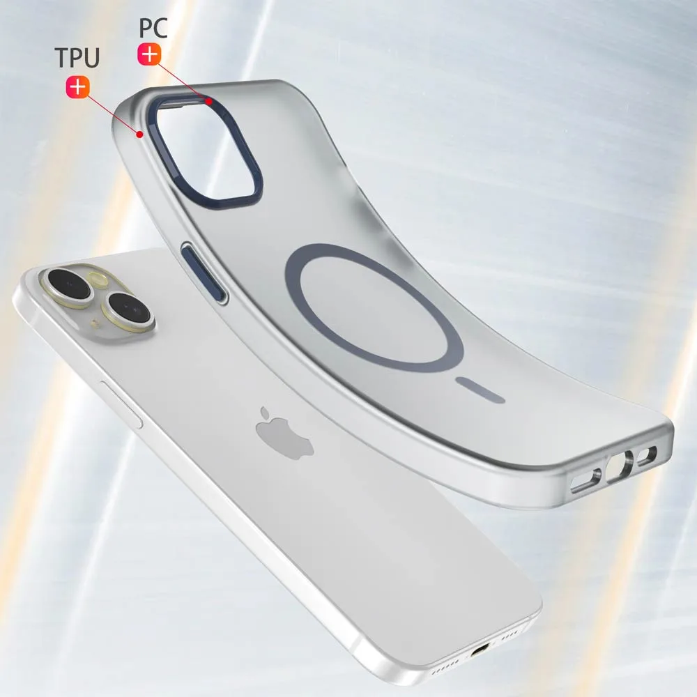 Coque de Protection MagSafe PROTECT pour Apple iPhone 15 Plus Bleu Marine — vue 2