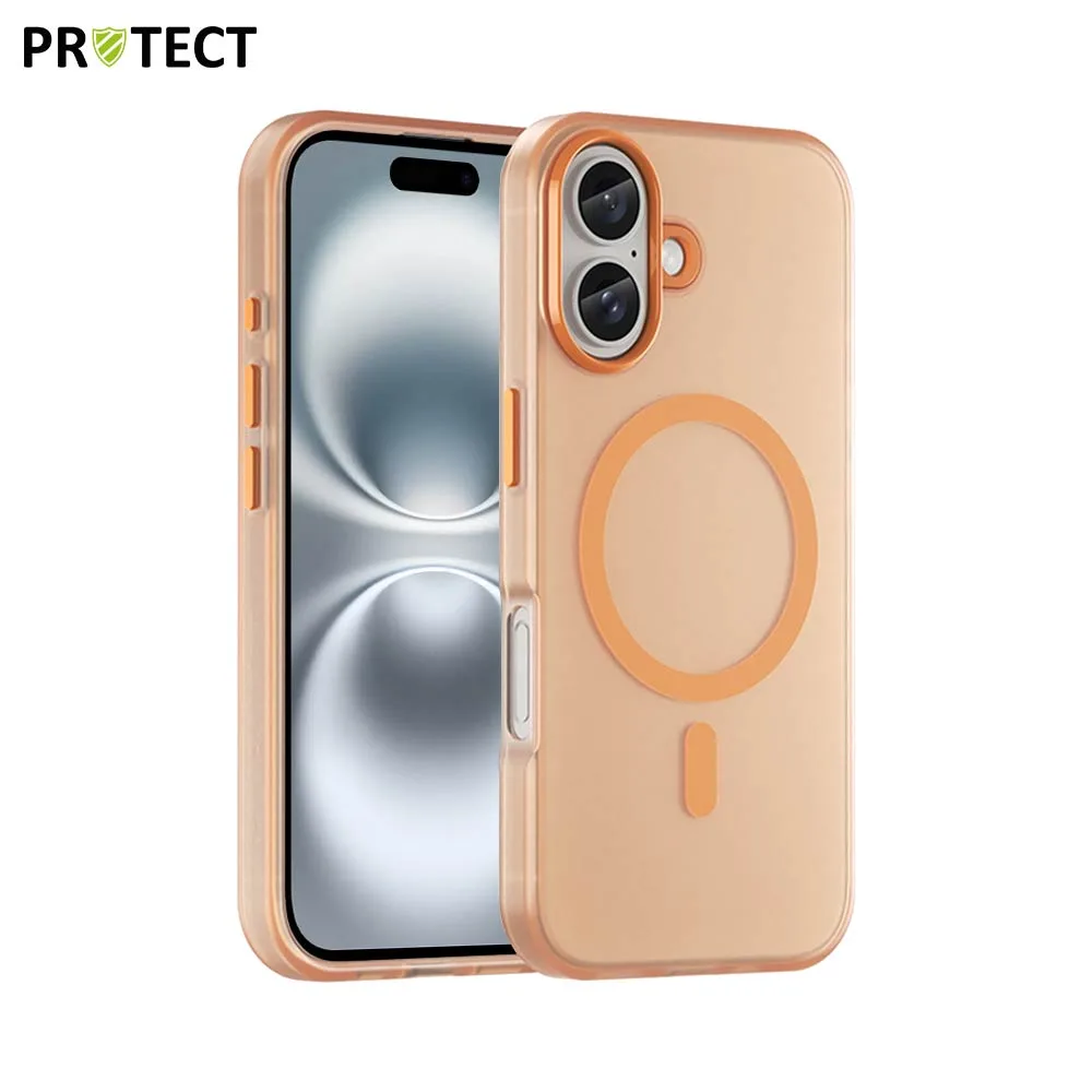 Coque de Protection MagSafe PROTECT pour Apple iPhone 16 Orange