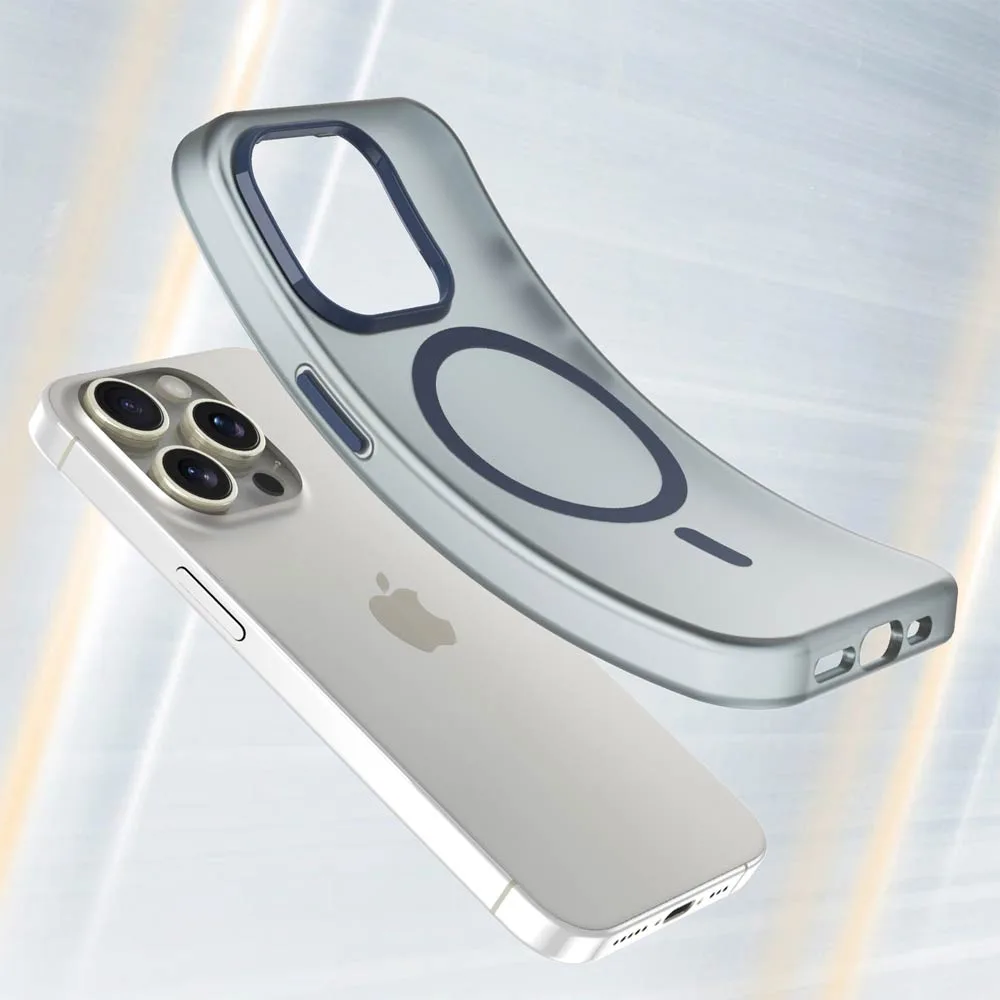 Coque de Protection MagSafe PROTECT pour Apple iPhone 16 Pro Bleu Marine — vue 2