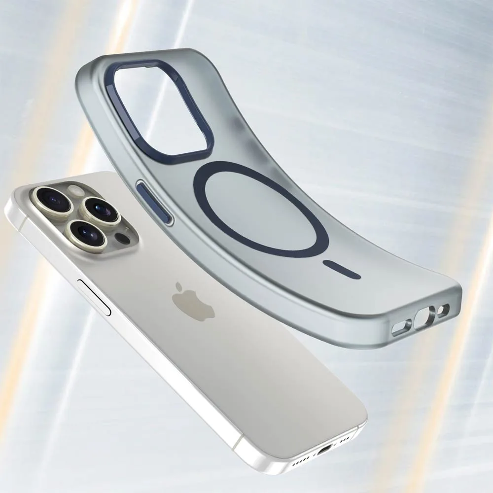 Coque de Protection MagSafe PROTECT pour Apple iPhone 16 Pro Max Bleu Marine — vue 2