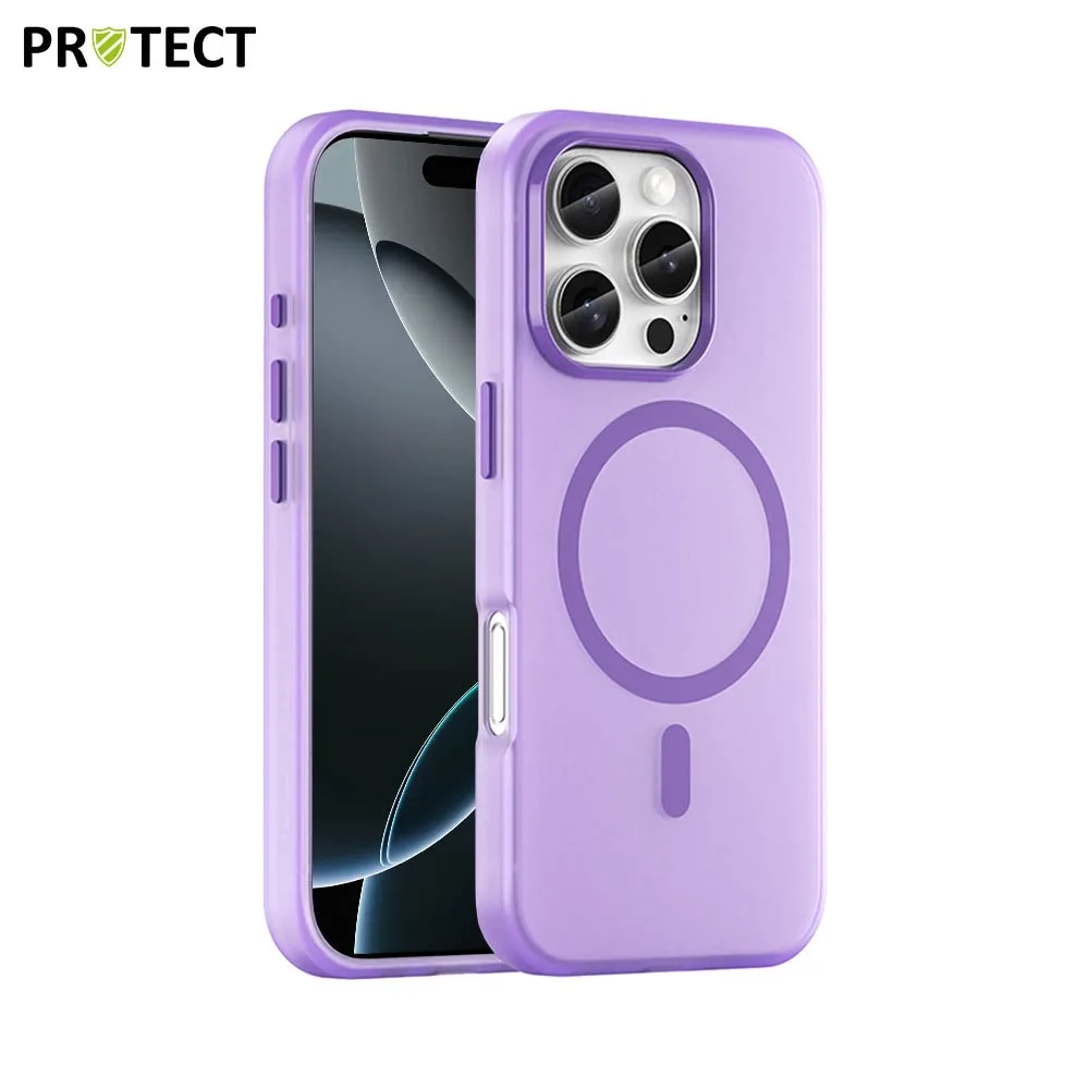 Coque de Protection MagSafe PROTECT pour Apple iPhone 16 Pro Violet Foncé
