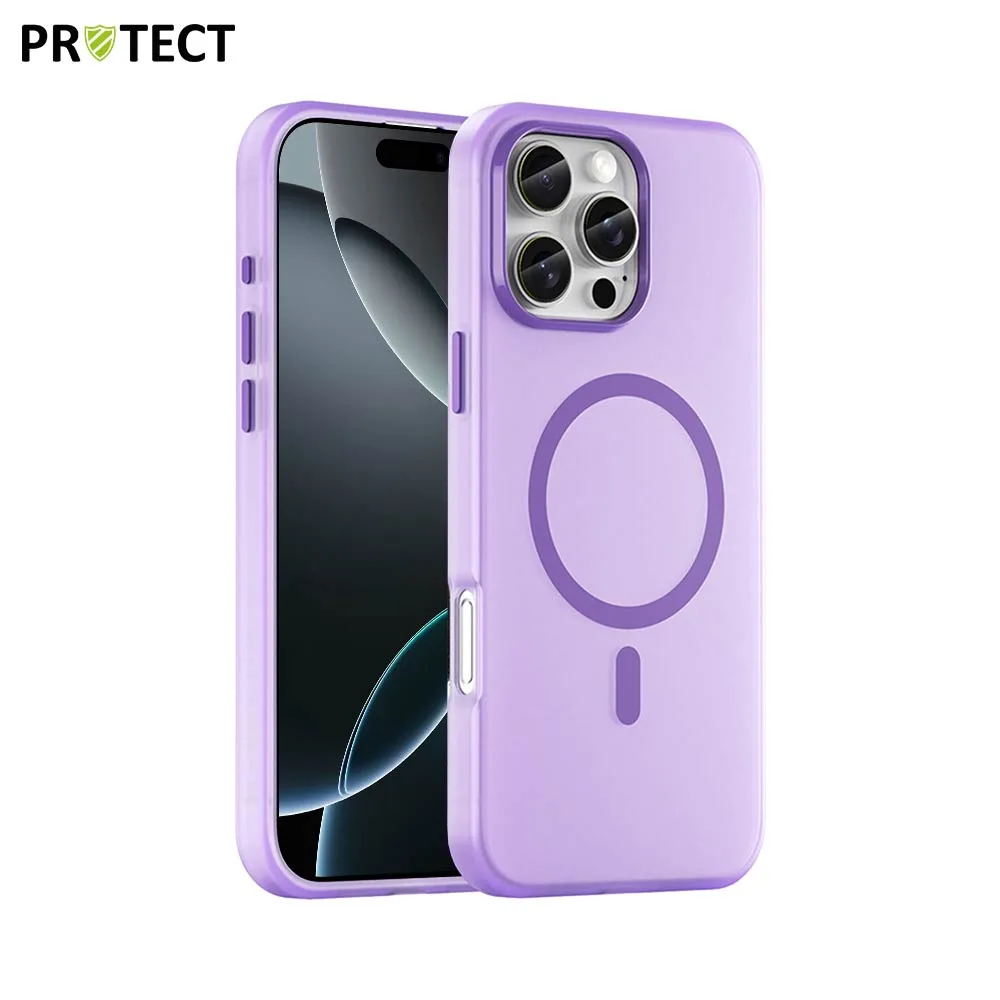 Coque de Protection MagSafe PROTECT pour Apple iPhone 16 Pro Max Violet Foncé
