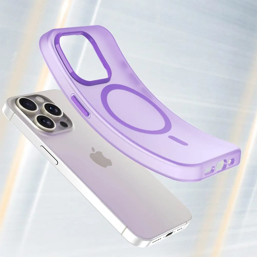 Coque de Protection MagSafe PROTECT pour Apple iPhone 16 Pro Max Violet Foncé — vue 2
