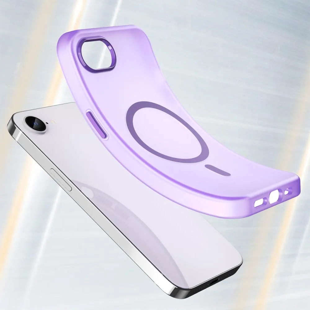Coque de Protection MagSafe PROTECT pour Apple iPhone 16e Violet Foncé