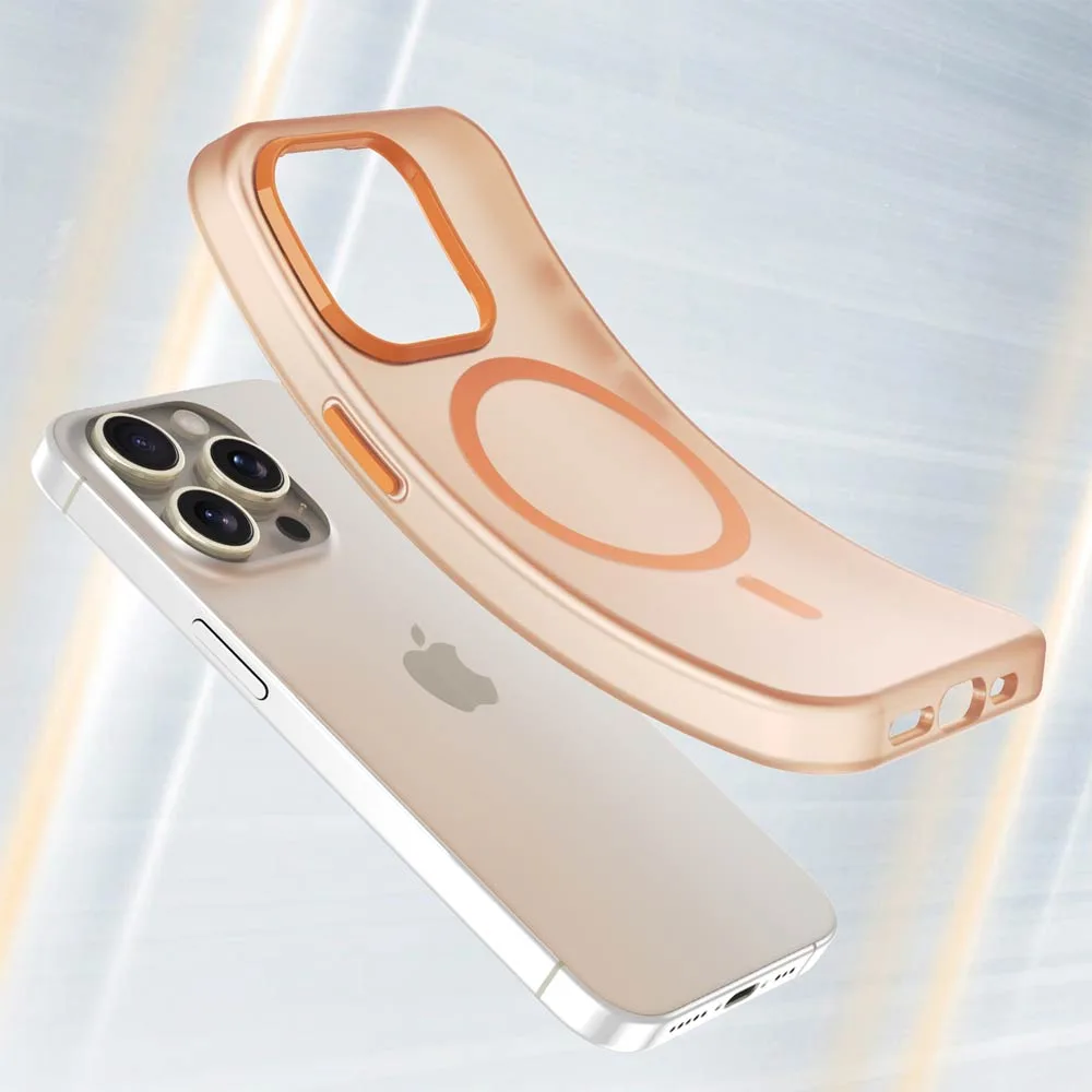 Coque de Protection MagSafe PROTECT pour Apple iPhone 16 Pro Orange — vue 2