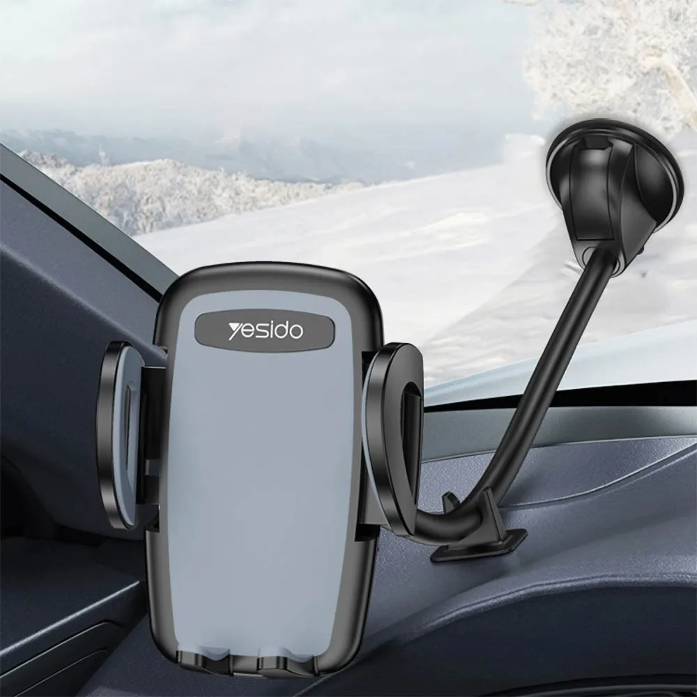Support Smartphone pour Voiture Yesido C108 Noir — vue 2