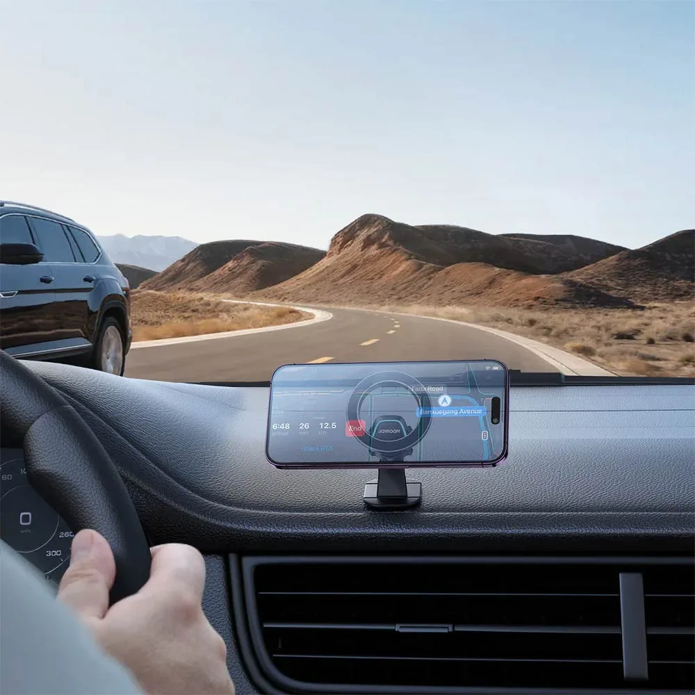 Support Smartphone Magnétique pour Voiture JOYROOM (Adhesif) Noir — vue 2