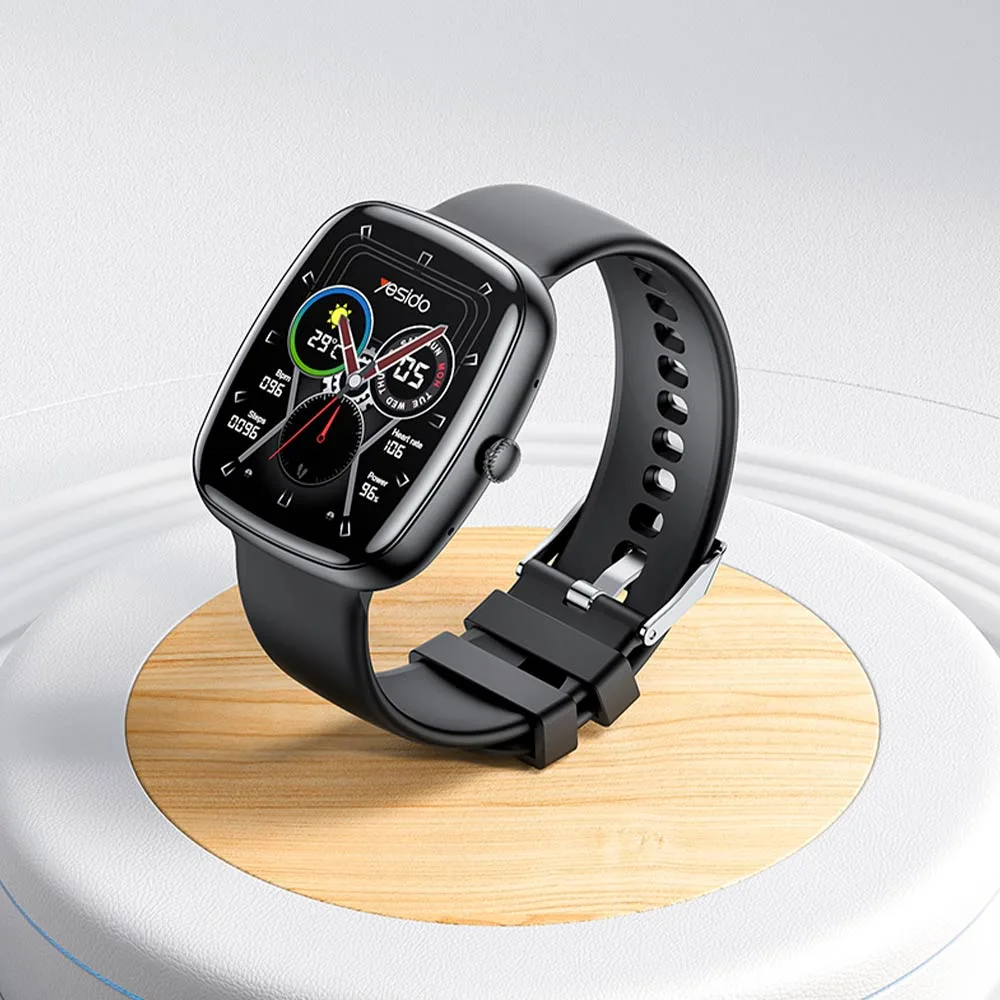 Montre Connectée Yesido IO22 Noir — vue 2