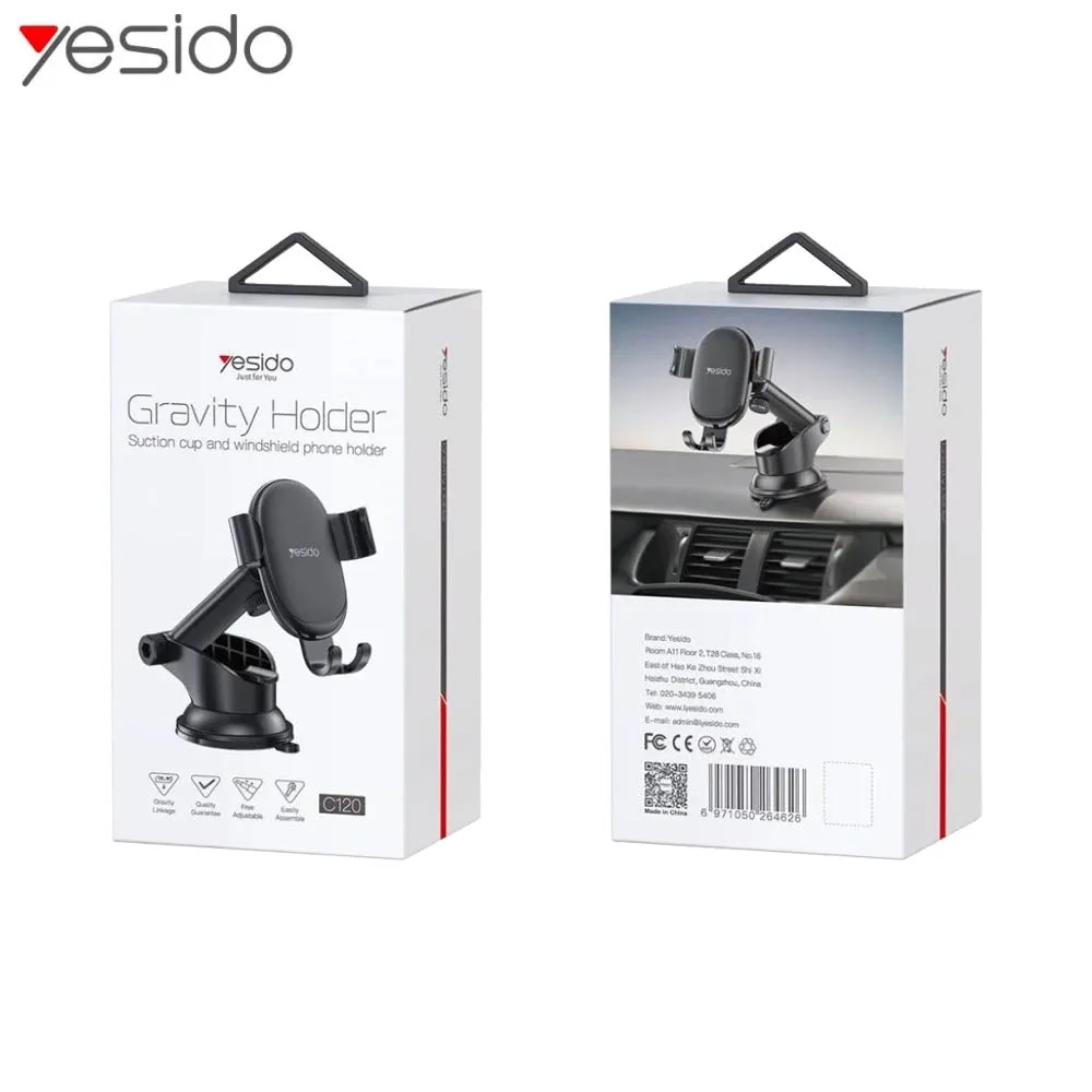 Support Smartphone pour Voiture Yesido C120 — vue 3