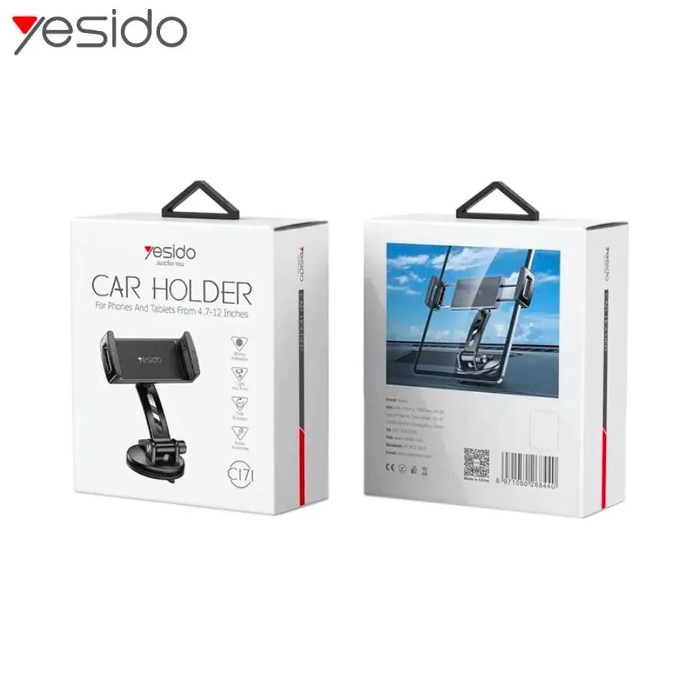 Support Smartphone pour Voiture Yesido C171 Noir — vue 3