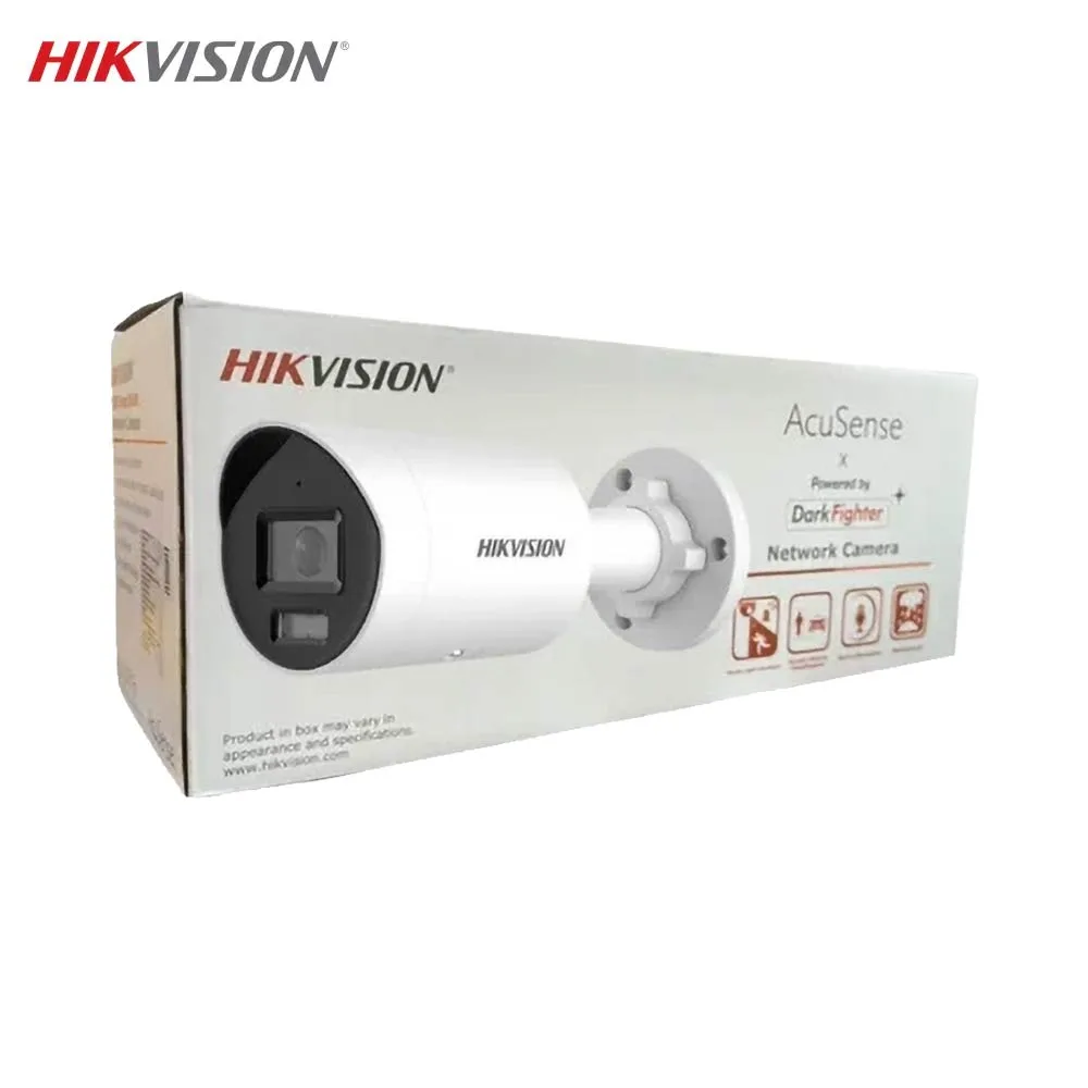 Caméra de Surveillance avec IA Hikvision -I (4mm) Mini Bullet 2MP IR & AcuSense Blanc — vue 3