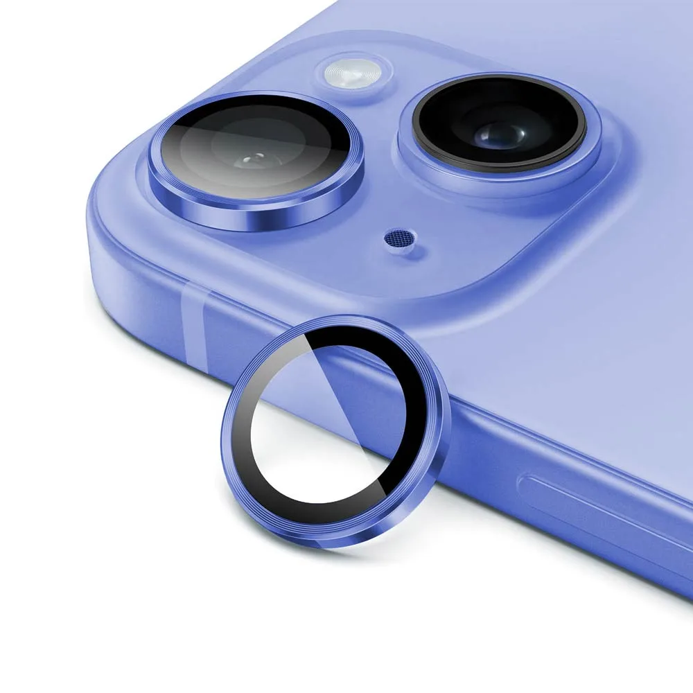 Protection Lentille Apple iPhone 16/iPhone 16 Plus Bleu