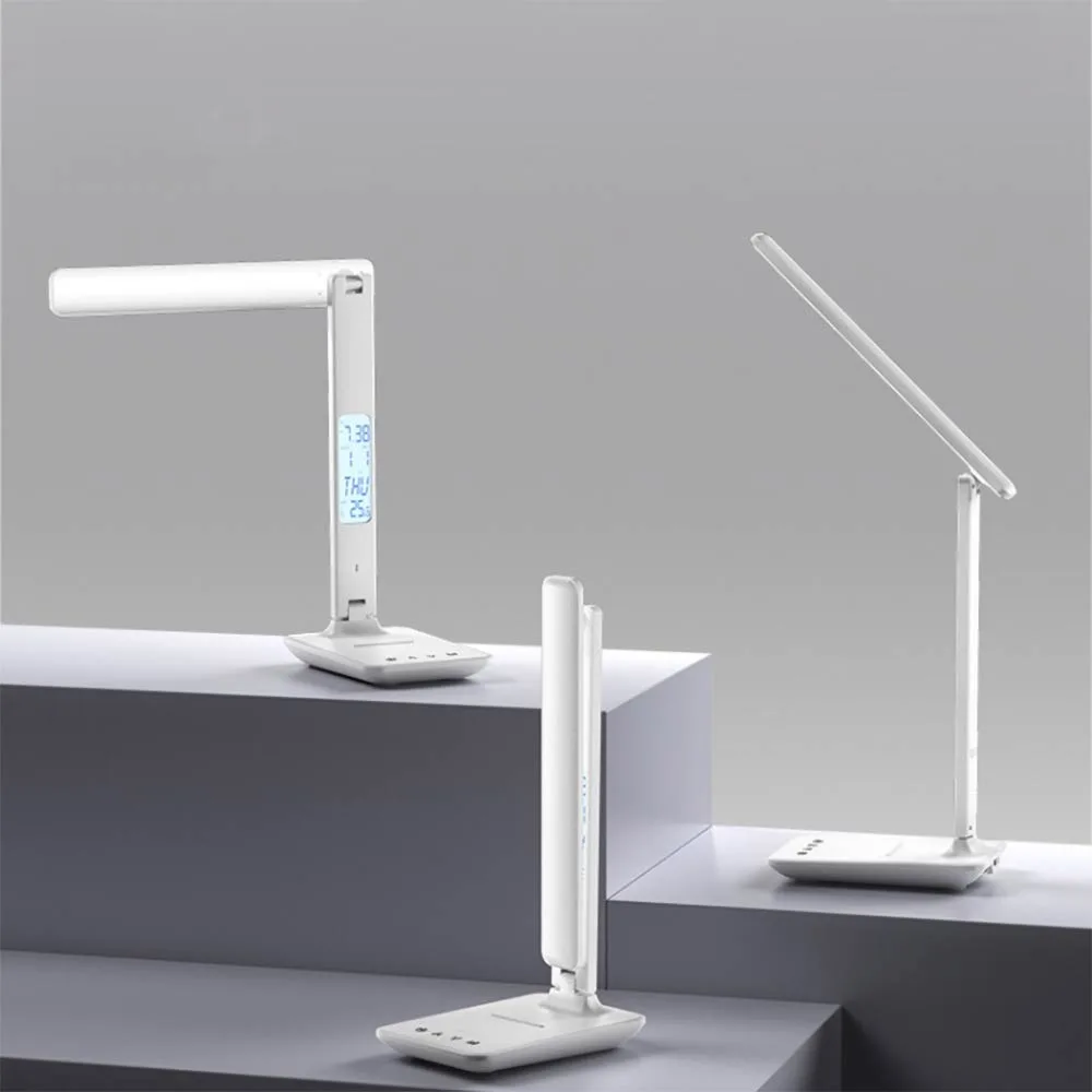 Lampe LED avec Charge Sans Fil pour Smartphone Yesido DS20 Blanc — vue 2