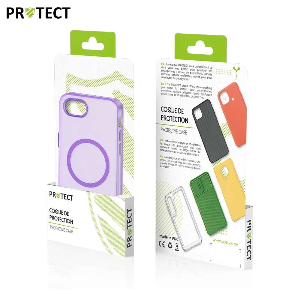 Coque de Protection MagSafe PROTECT pour Apple iPhone 16e Violet Foncé — vue 2