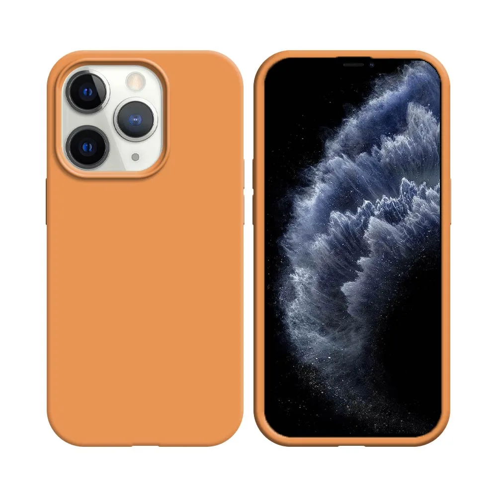 Coque Silicone Compatible pour Apple iPhone 11 Pro Max Corail — vue 2