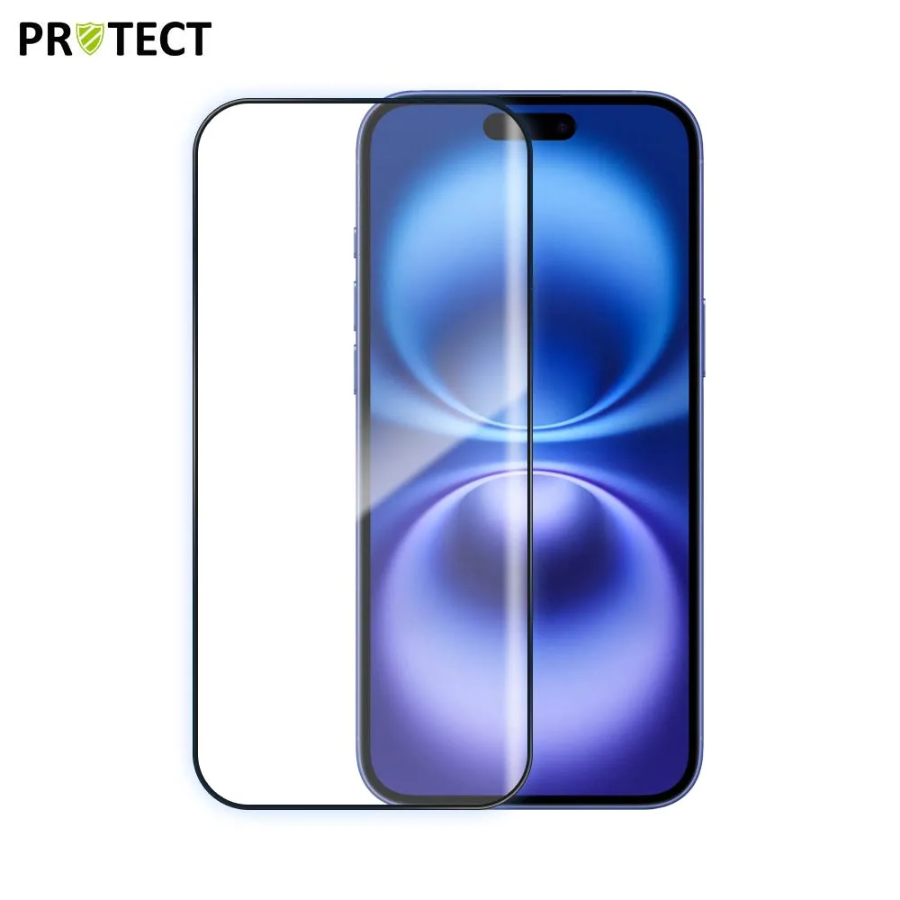 Pack Verre Trempé Intégral PROTECT Apple iPhone 16 x10 Noir