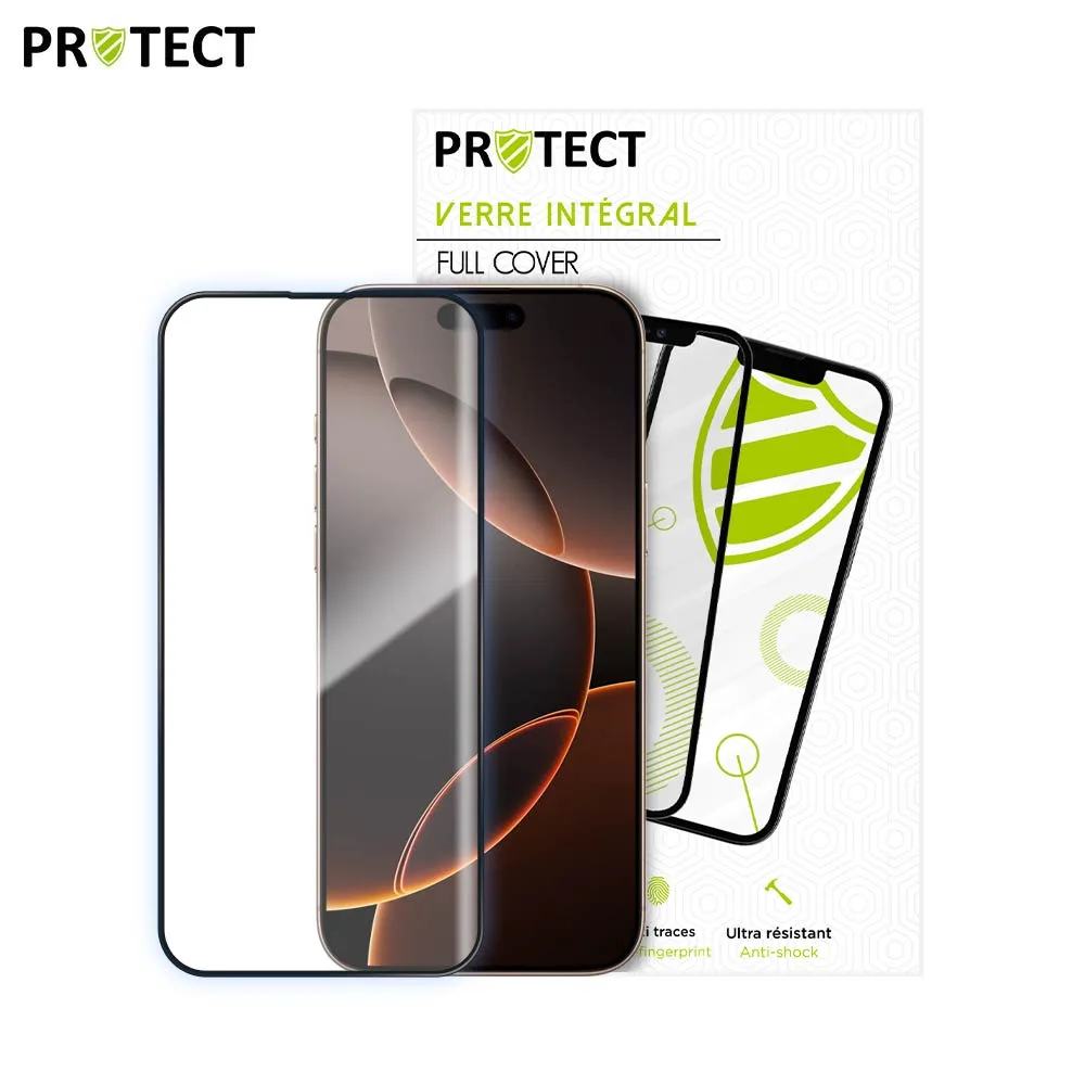 Verre Trempé Intégral PROTECT pour Apple iPhone 16 Pro Noir