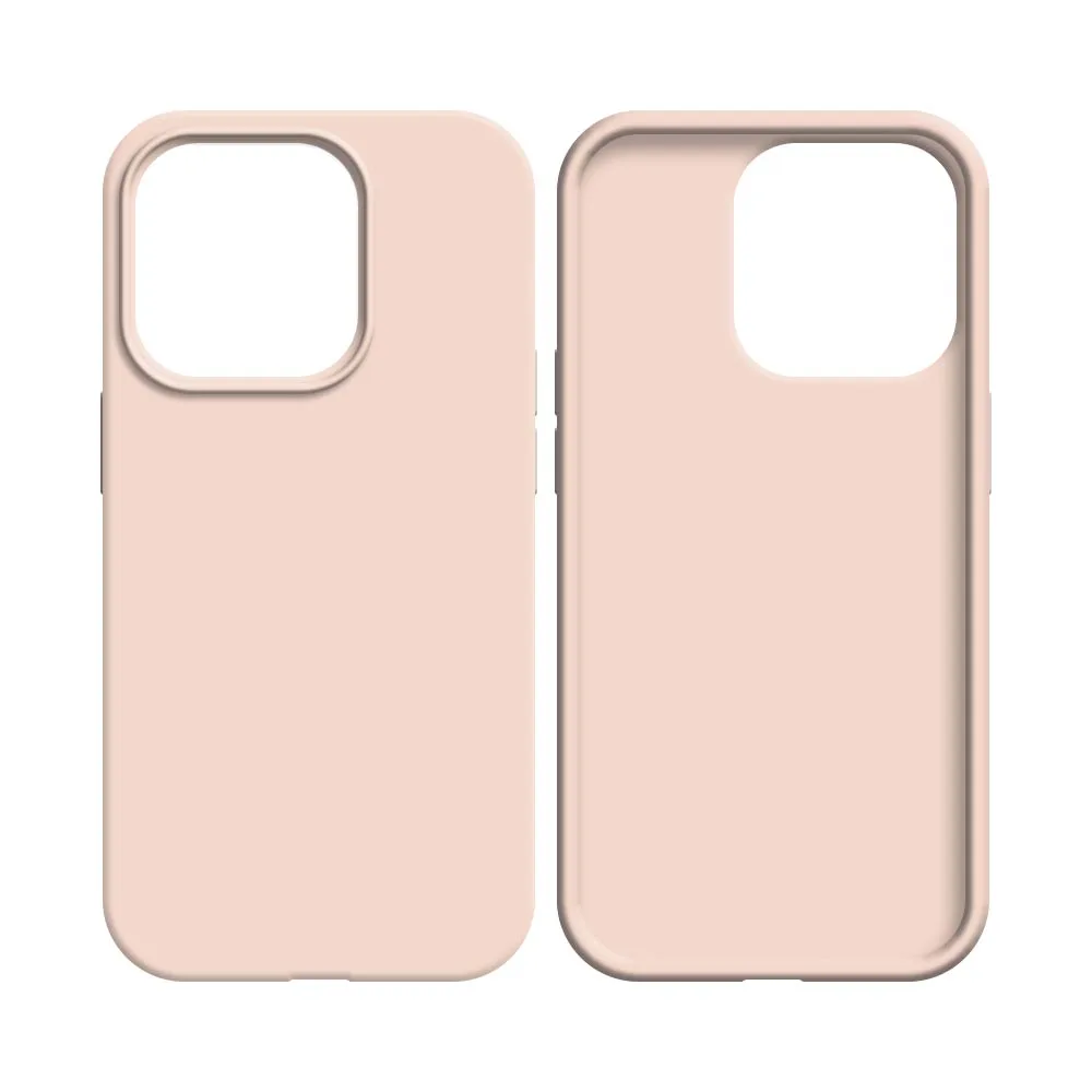 Coque Silicone Compatible pour Apple iPhone 14 Plus Rose Gold — vue 2