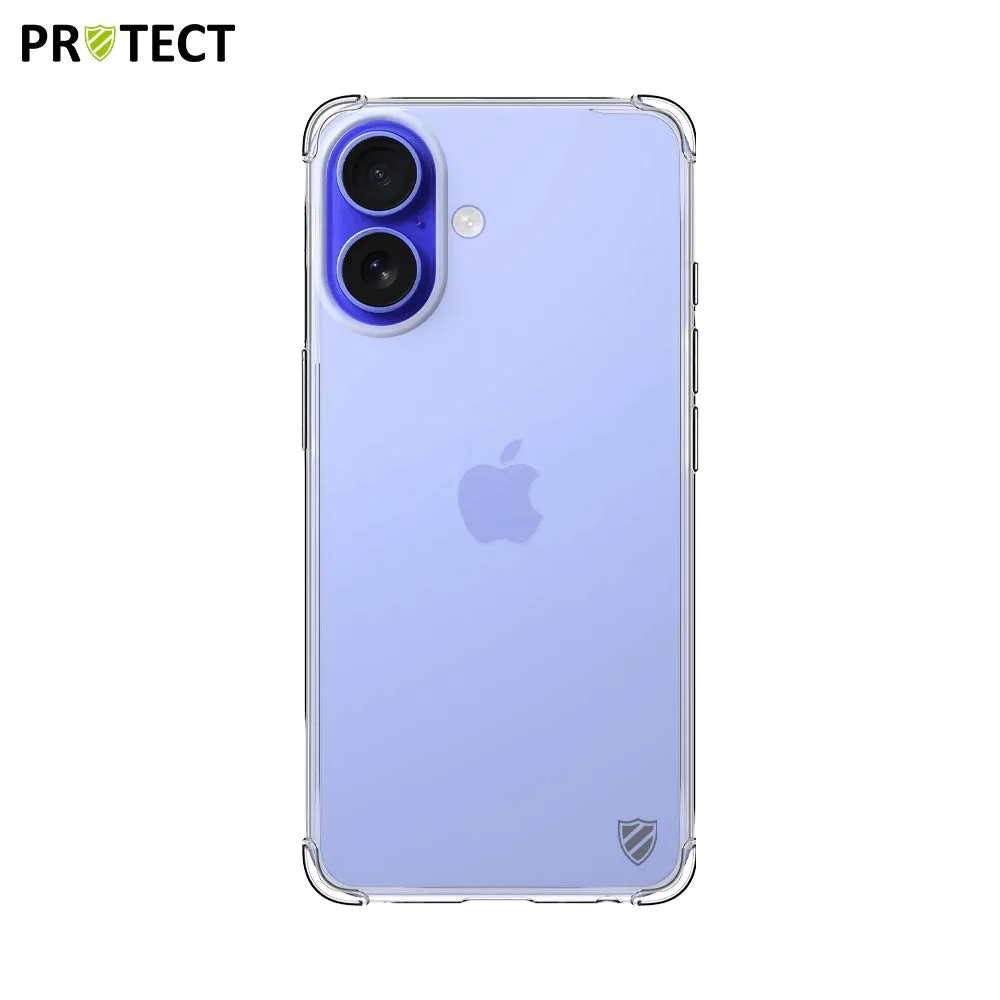 Coque Silicone Renforcée PROTECT pour Apple iPhone 16 Transparent — vue 2